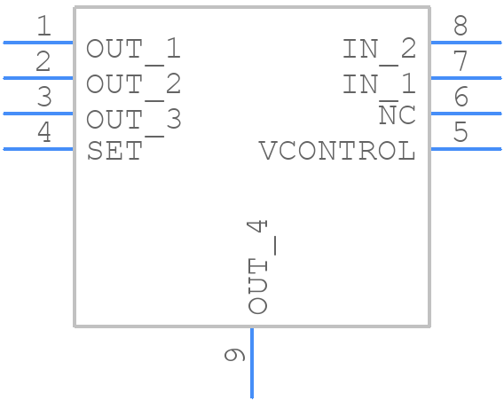 LT3080EMS8E-1#PBF - Analog Devices - PCB symbol
