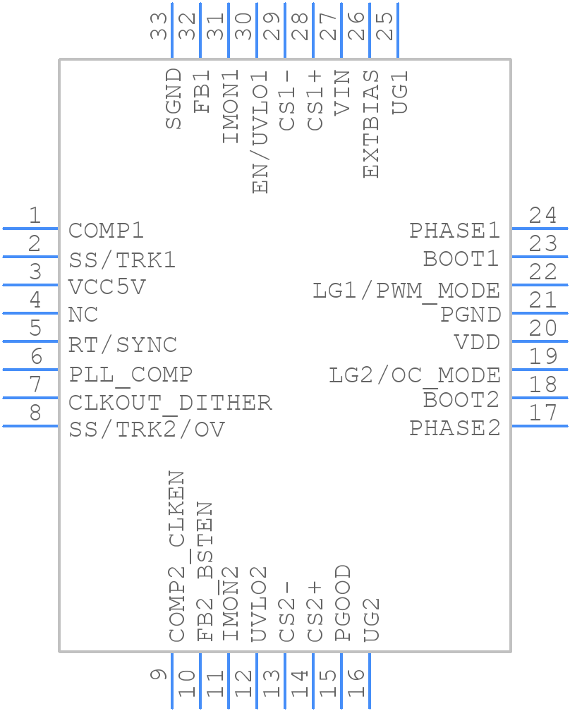 ISL81802FRTZ-T7 - Renesas Electronics - PCB symbol