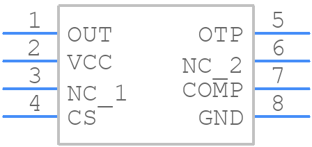 LD7536GN - 2Pai Semi - PCB symbol