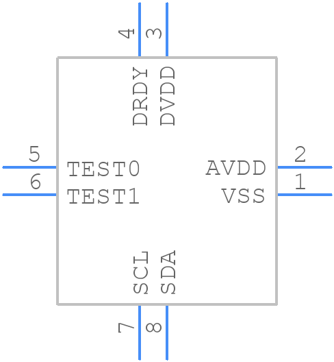 HSCDTD008A - ALPS Electric - PCB symbol