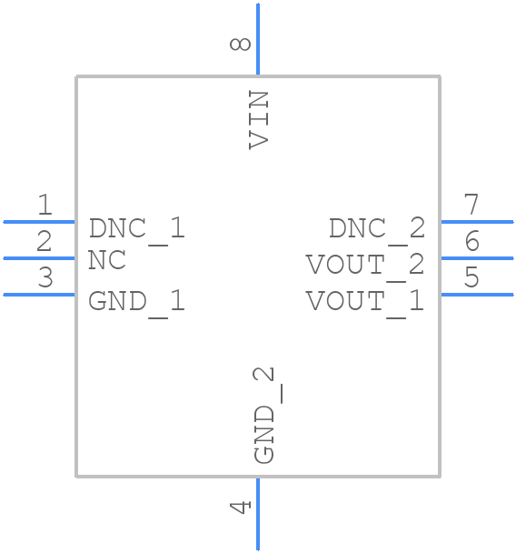 LT6654AHLS8-2.048#PBF - Analog Devices - PCB symbol