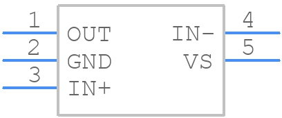 INA281A5IDBVT - Texas Instruments - PCB symbol