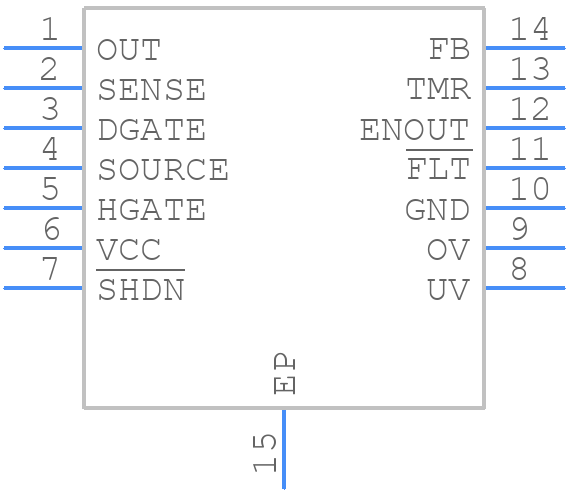 LTC4364CDE-1#TRPBF - Analog Devices - PCB symbol