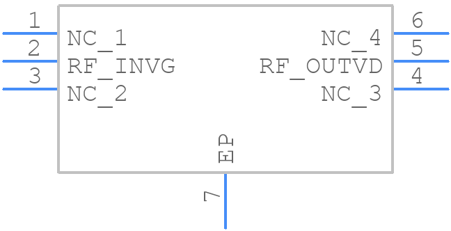 QPD0005TR13 - Qorvo - PCB symbol