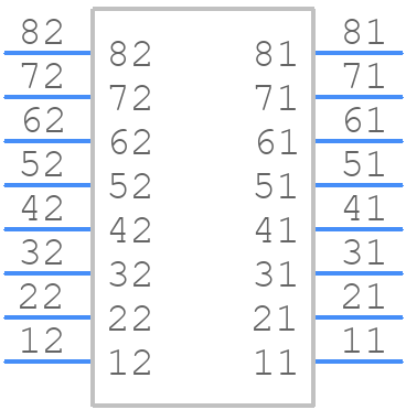 39960-8208 - Molex - PCB symbol