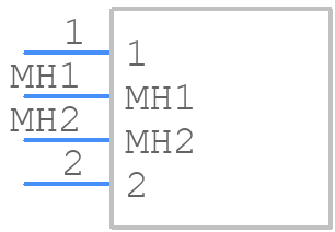 12BHC186P1-GR - Eagle Plastic Devices - PCB symbol