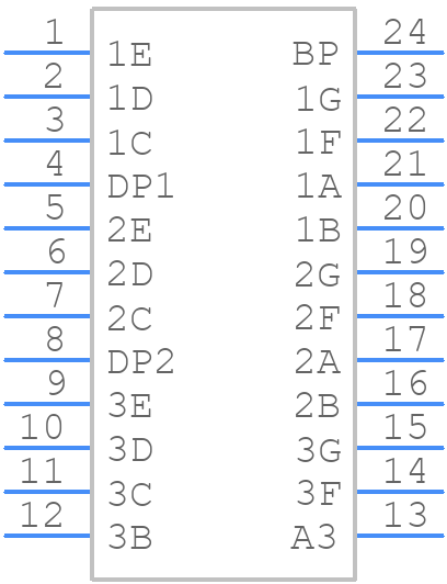 DE-123-RS - Display Elektronik - PCB symbol