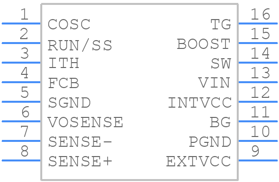 LTC1735IGN#PBF - Analog Devices - PCB symbol