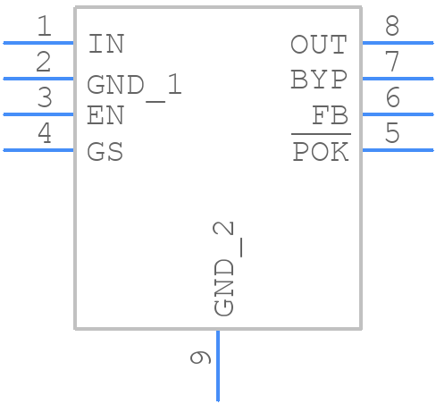 MAX38902BATA+ - Analog Devices - PCB symbol