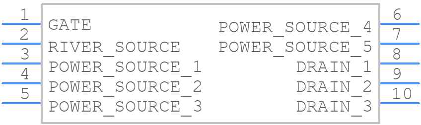 C3M0160120J - Wolfspeed - PCB symbol