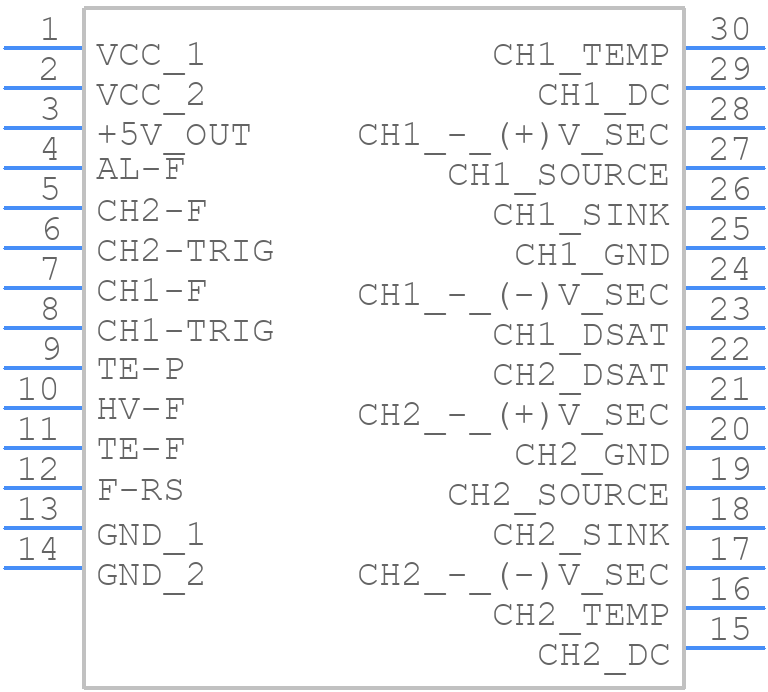2ASC-12A1HP - Microchip - PCB symbol