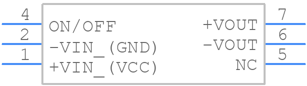 TDN 5-0911WI - Traco Power - PCB symbol