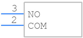 M-2011P - NKK Switches - PCB symbol