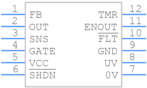 LT4363HMS-2#TRPBF - Analog Devices - PCB symbol