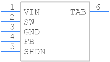 MIC4575-5.0WU TR - Microchip - PCB symbol