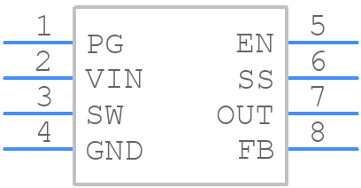 MP2183GTL-P - Monolithic Power Systems (MPS) - PCB symbol