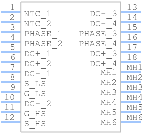 FF11MR12W1M1B70BPSA1 - Infineon - PCB symbol
