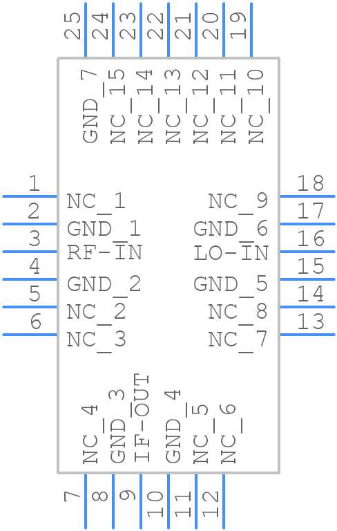 MDB-73H+ - Mini-Circuits - PCB symbol