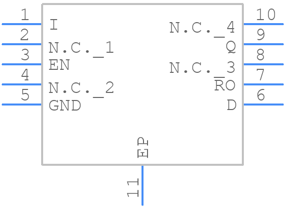 TLS805D1LDV50XUMA1 - Infineon - PCB symbol
