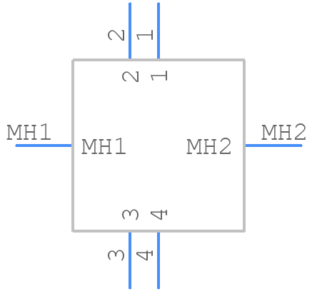 USBR-B-S-S-O-VT - SAMTEC - PCB symbol