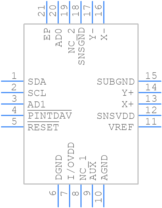 TSC2004IRTJTG4 - Texas Instruments - PCB symbol