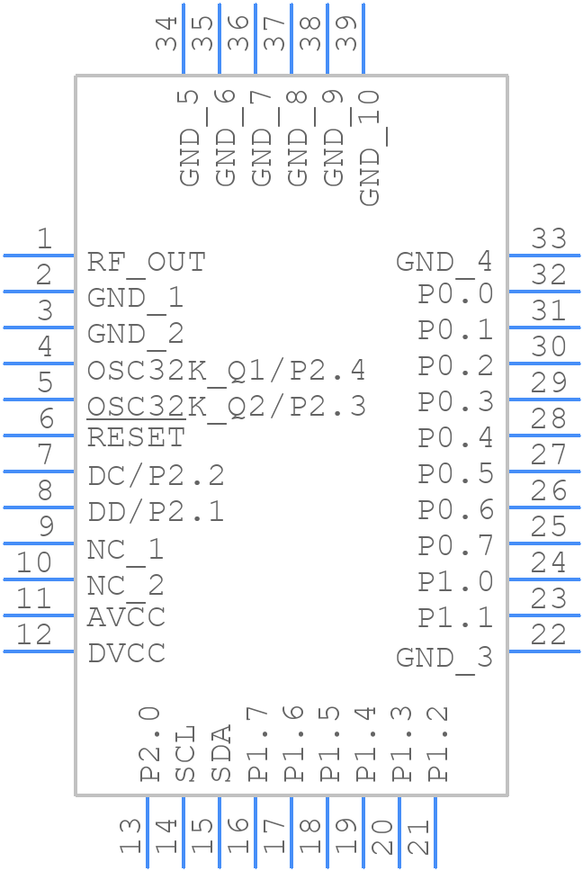 450-0121 - Laird Connectivity - PCB symbol