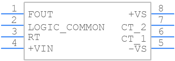 AD654JN/+ - Analog Devices - PCB symbol