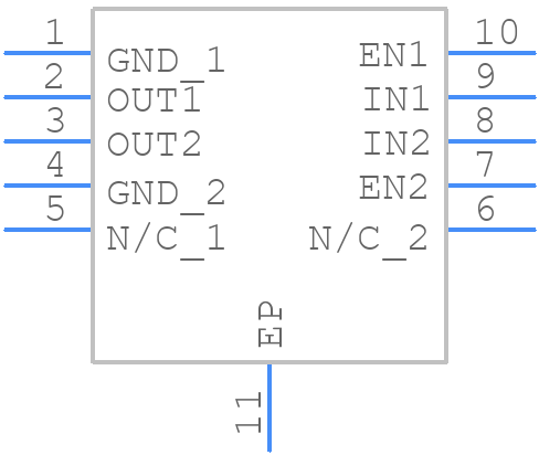NCV8154MW330180TBG - onsemi - PCB symbol