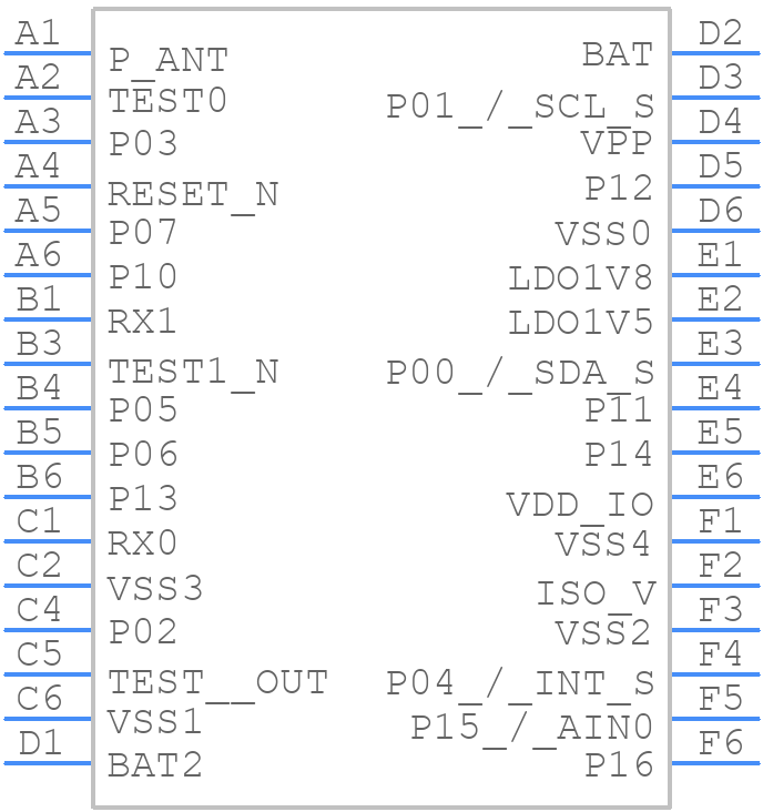ML7630 - LAPIS SEMICONDUCTOR - PCB symbol