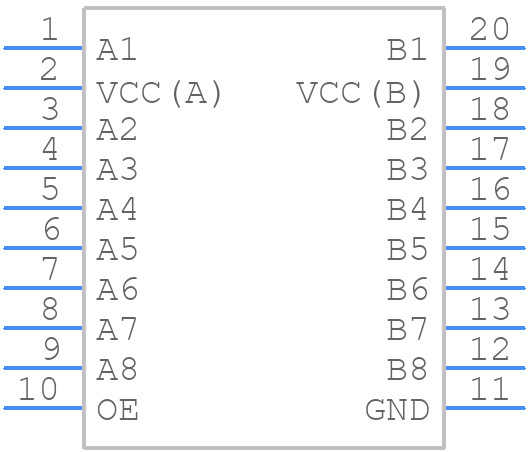 NTS0308EPWJ - NXP - PCB symbol