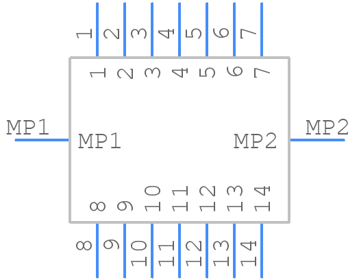 14010713101 - HARTING - PCB symbol