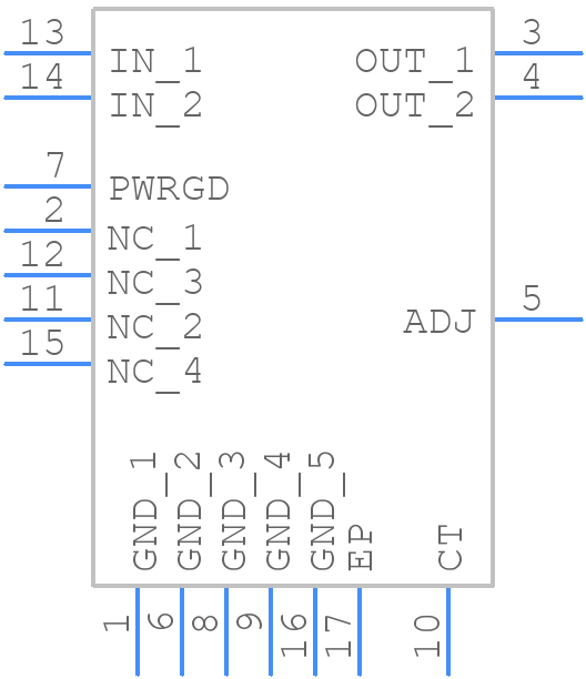 LT3013BEFE#PBF - Analog Devices - PCB symbol