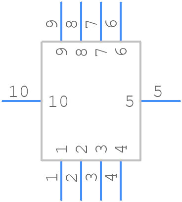 CAT25-104JALF - Bourns - PCB symbol