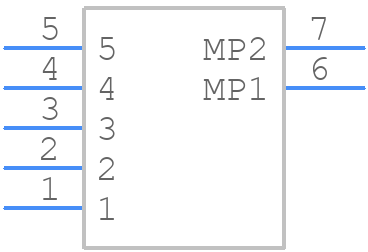 S5B-PH-SM4-TB (LF)(SN) - JST (JAPAN SOLDERLESS TERMINALS) - PCB symbol