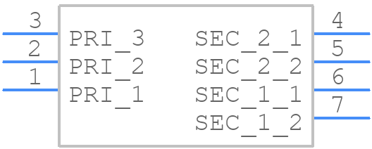42TM028-RC - Xicon - PCB symbol