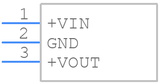 TSR 1-2425 - Traco Power - PCB symbol