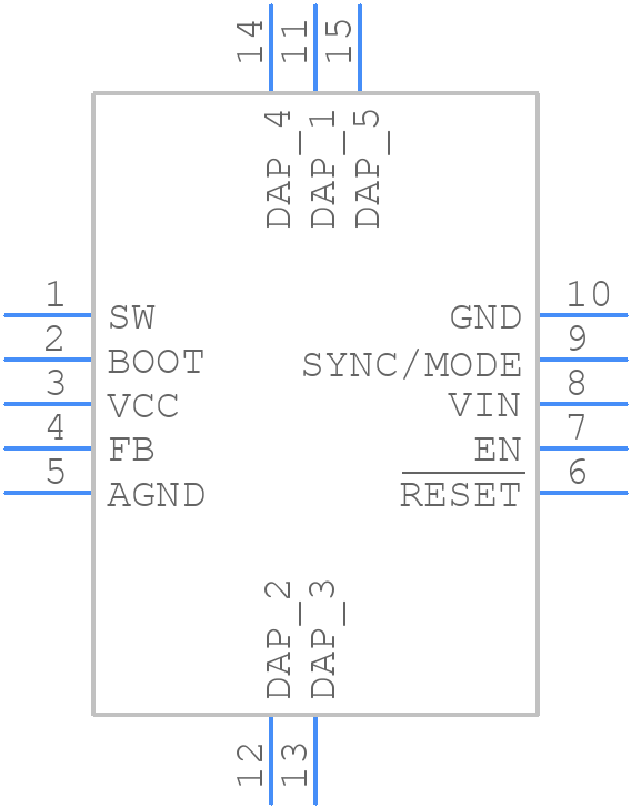 LM53601NQDSXRQ1 - Texas Instruments - PCB symbol