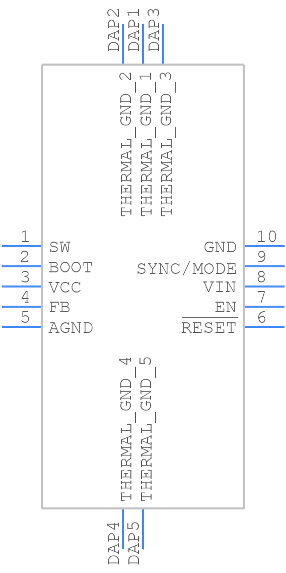 LM536013QDSXRQ1 - Texas Instruments - PCB symbol