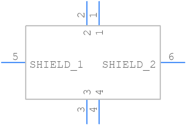 USB-B-S-F-B-VT-R - SAMTEC - PCB symbol
