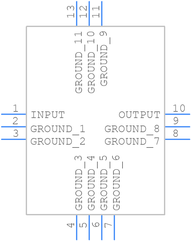 CBP-1034C+ - Mini-Circuits - PCB symbol
