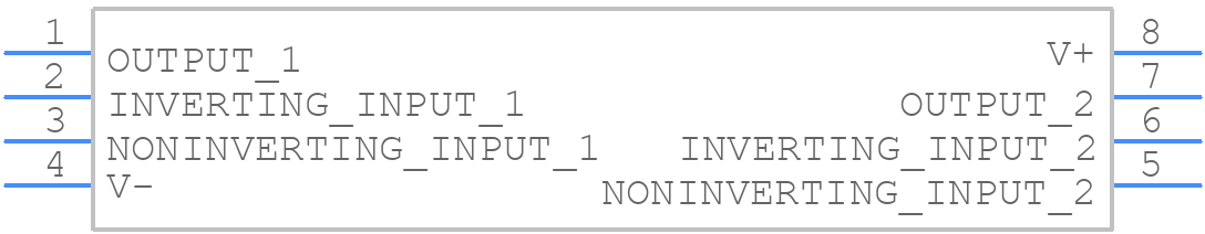 AD712JN - Analog Devices - PCB symbol