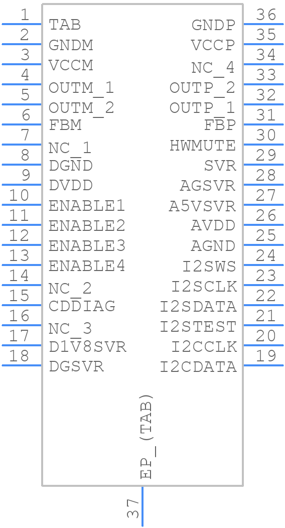 FDA803D-EHT - STMicroelectronics - PCB symbol