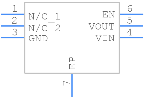 MIC5363-3.3YMT-TR - Microchip - PCB symbol
