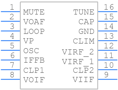 TDA7088T - NXP - PCB symbol