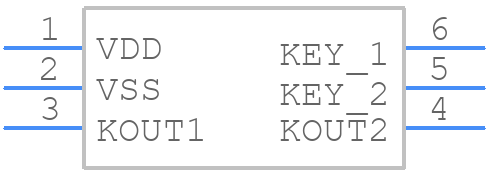 BS812A-1 - Holtek - PCB symbol