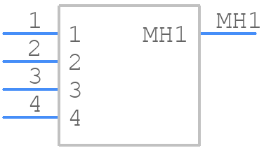 201843-1040 - Molex - PCB symbol