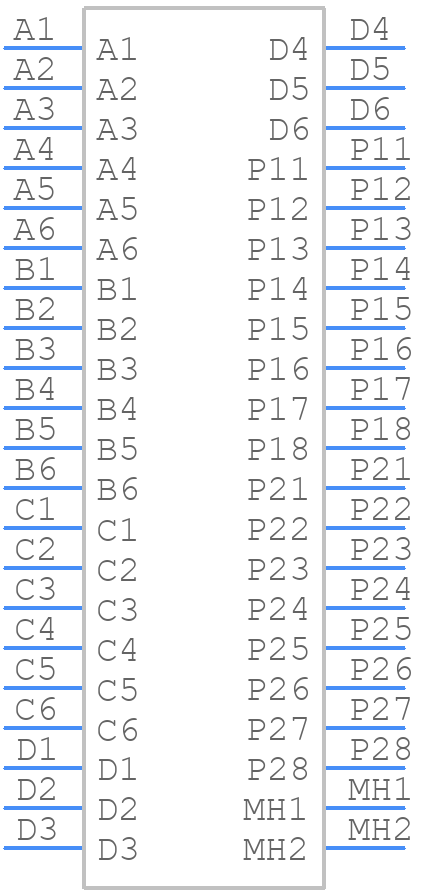 6600330-4 - TE Connectivity - PCB symbol