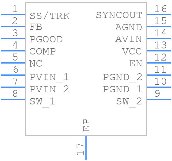 LM20154MHX/NOPB - Texas Instruments - PCB symbol
