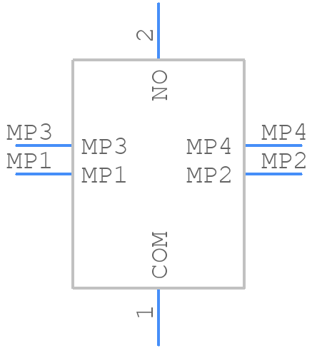 CVS-01TB - Nidec Copal - PCB symbol