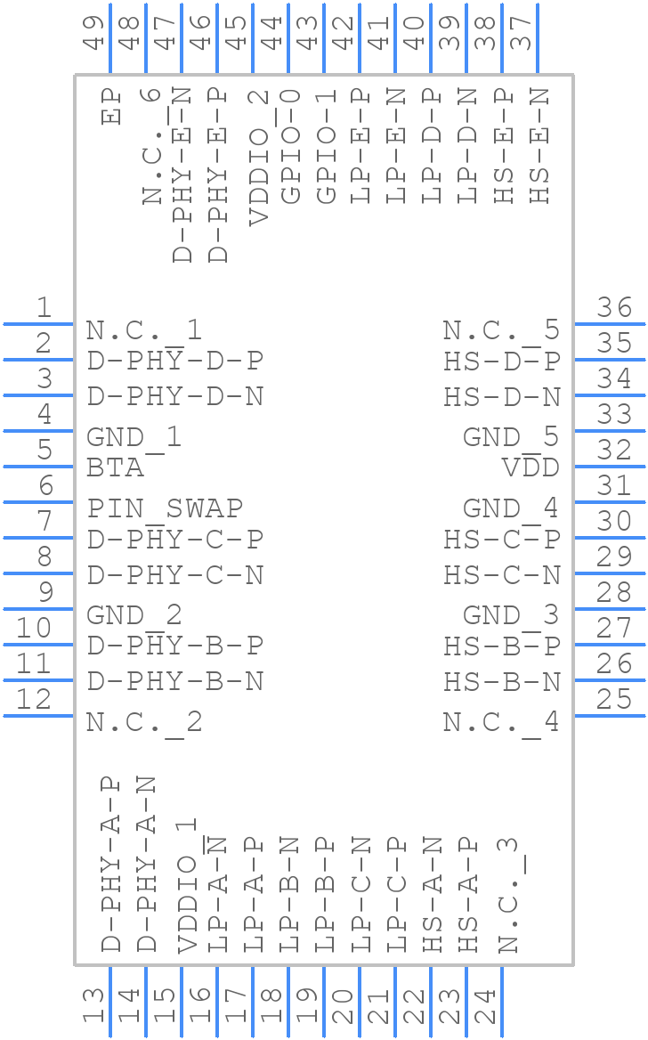 MC20901 - Meticom - PCB symbol